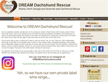 Tablet Screenshot of dreamrescue.org